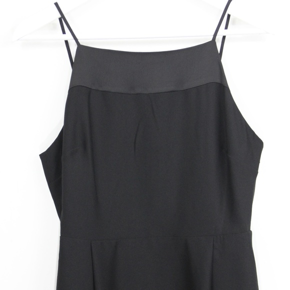 Banana Republic Little Black Dress NEW Square Neck Pockets BR sz 10 petite - Picture 2 of 7